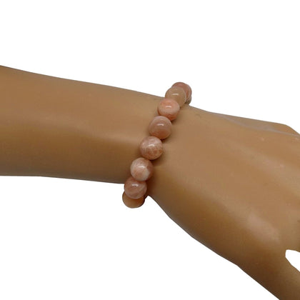 Bracelet de perles en pierre du soleil