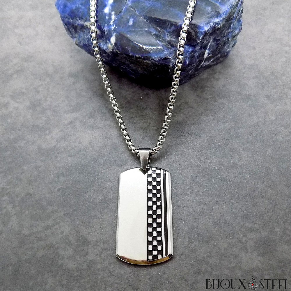 Collier Argent 925 Pendentif Anneaux Entrelacés En Argent Chaine