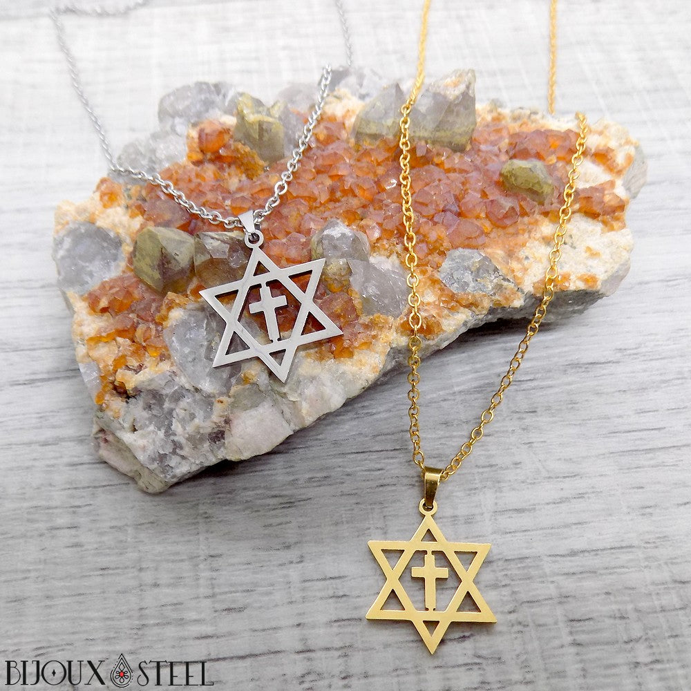 VASSAGO Collier Avec Pendentif étoile De David Salomon à