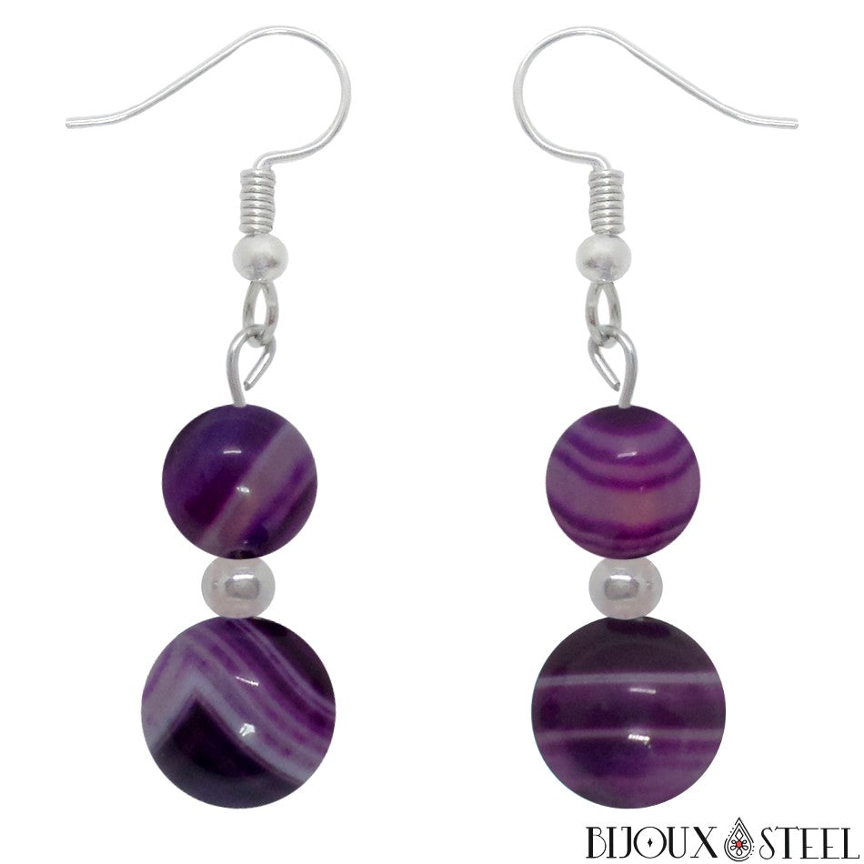 Boucles d'oreilles labradorite goutte style baroque en argent - PIERRES & ARGENT/Boucles d Boucles d'oreilles labradorite goutte style baroque en argent - PIERRES & ARGENT/Boucles d