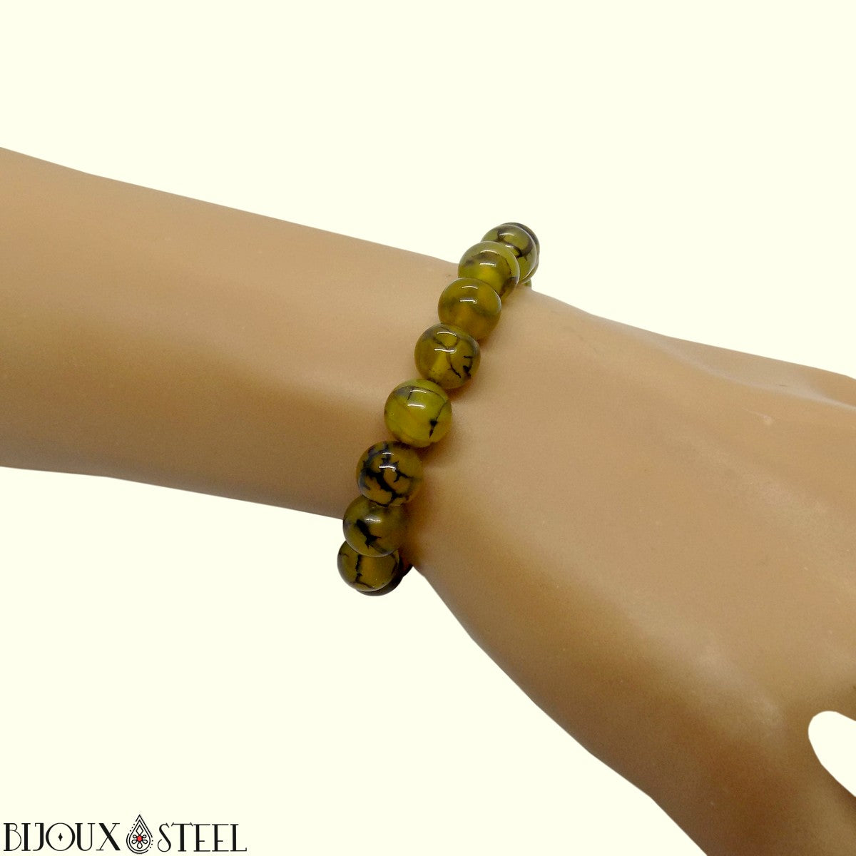 Bracelet agate veine de dragon