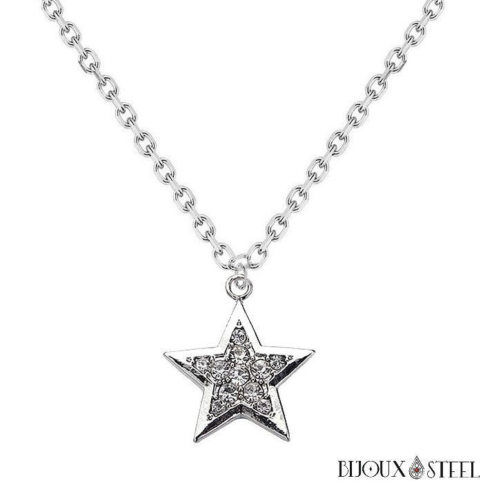 Collier argenté vintage avec breloques en fausses perles et Collier argenté vintage avec breloques en fausses perles et