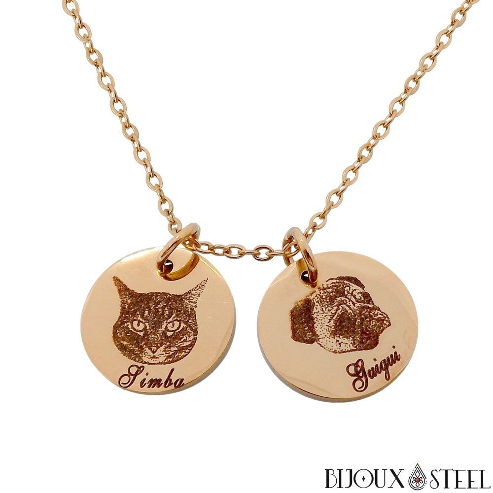 Chaine Militaire Collier Militaire Dog Tag Double Plaque - Gravure Personnalisée Offerte - Acier Inoxydable - Cadeau Homme Bijou Militaire Chaine Militaire Collier Militaire Dog Tag Double Plaque - Gravure Personnalisée Offerte - Acier Inoxydable - Cadeau Homme Bijou Militaire