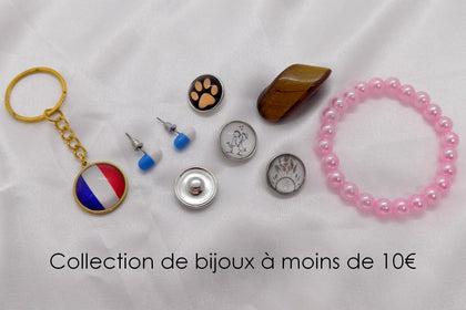 Collection de bijoux à petits prix moins de 10€