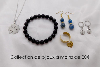 Collection de bijoux hommes et femmes à moins de 20€