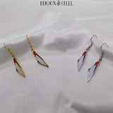 Boucles d'oreilles Palestine en acier inoxydable