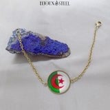 Bracelet femme doré Algérie en acier inoxydable