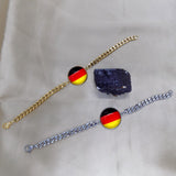 Bracelets Allemagne hommes en résine et acier inoxydable
