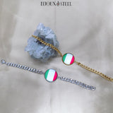 Bracelets Italie hommes chaîne cubaine en acier inoxydable
