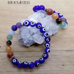 Bracelets mauvais oeil et 7 chakras