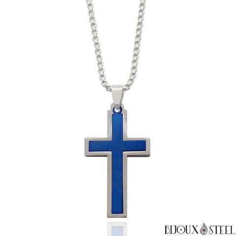 Colliers pendentif croix gothique vintage en acier inoxydable pour hommes et femmes, collier fleur croix, mode hip hop punk, bijoux de fête 36 Colliers pendentif croix gothique vintage en acier inoxydable pour hommes et femmes, collier fleur croix, mode hip hop punk, bijoux de fête 36