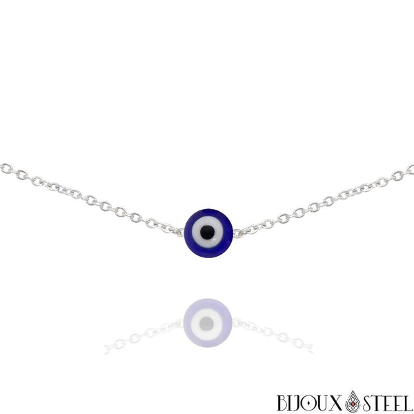 Collier de verre pour mauvais œil - France