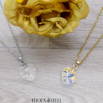 Colliers à pendentif coeurs en verre glamour