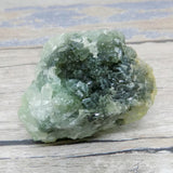 Prehnite vert foncée du Maroc