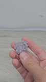 Calcédoine botryoïde agate violette 13g