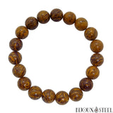 Bracelet en perles de jaspe éléphant 10mm en pierre naturelle