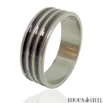 Bague 3 Anneaux | Acier inoxydable Or jaune blanc rose Bague 3 Anneaux | Acier inoxydable Or jaune blanc rose