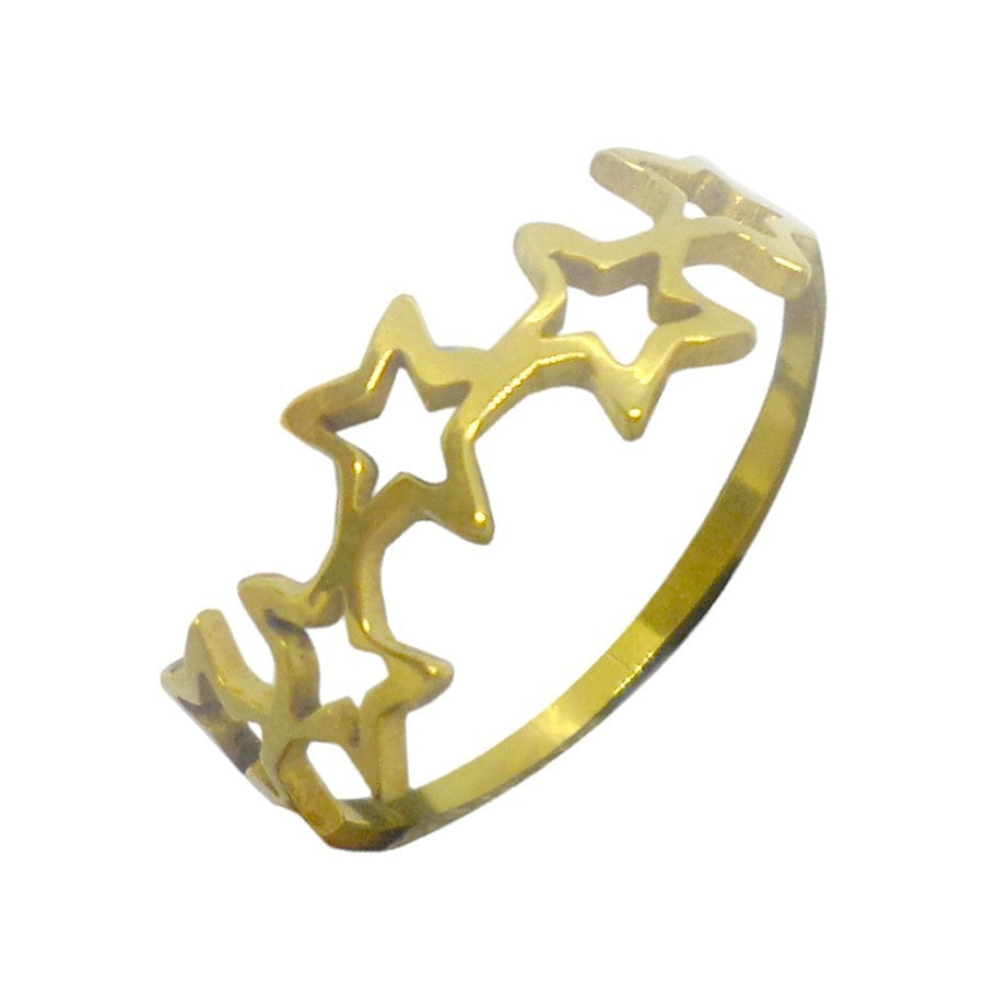 Lot De 5 Jeux De Bijoux (collier, Boucles D'oreilles, Bagues) - Style étoile, Argenté, Neuf Avec étiquettes
