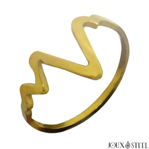 Bague Bohème Réglable En Acier Inoxydable Doré - Femme, Vintage, étanche, Sans Pierre - Made By Nami - 11