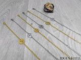 Collection de bracelets à signes du zodiaque en acier inoxydable doré ou argenté