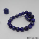 Bracelet à perles de lapis lazuli en pierre naturelle 10mm