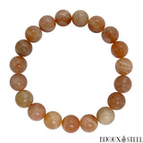Bracelet en perles de pierre du soleil 10mm