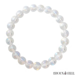 Bracelet en perles de quartz angel aura 8mm en pierre naturelle