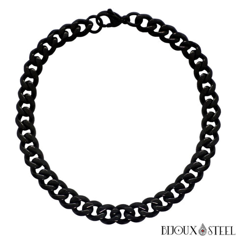 Bracelet Homme Acier Inoxydable Chaîne Cubaine Minimaliste - Argent Ou Or, Réglable Et Imperméable