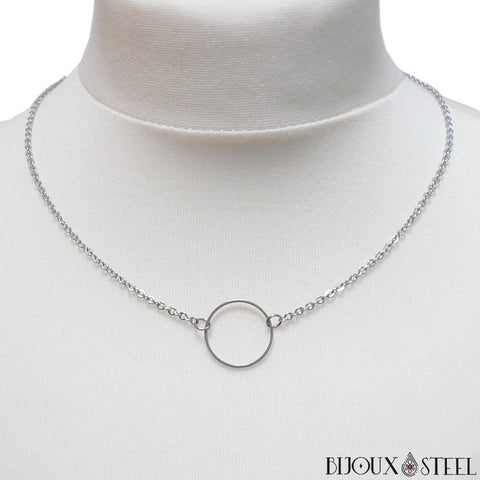 Collier aux anneaux entrelacés personnalisable - Bijouterie DAMAY Clivia Collier aux anneaux entrelacés personnalisable - Bijouterie DAMAY Clivia