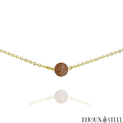 Pendentif cabochon Pierre de Soleil naturelle | Dans les yeux de Gaïa Pendentif cabochon Pierre de Soleil naturelle | Dans les yeux de Gaïa