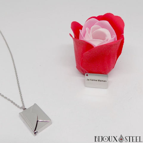 Collier personnalisé femme avec pierre de naissance – Bijou gravé prénom Collier personnalisé femme avec pierre de naissance – Bijou gravé prénom